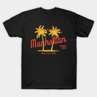 Manhattan - Liquid Summer Since 1870 T-Shirt